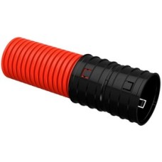 ELASTA Труба гофр. двустенная ПНД d=40мм красная (25м) IEK (EA-TG22-2-2-2-040-025-K04)