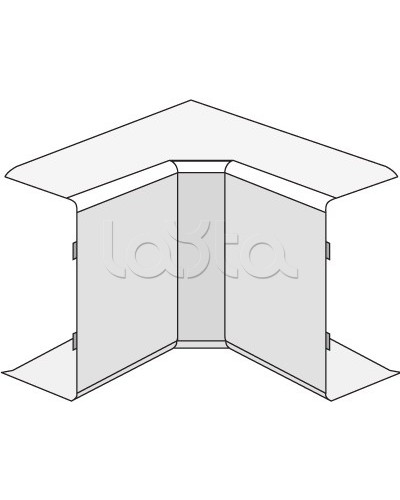 Угол внутренний AIM 40x17 DKC 00395 в Ноябрьске Аксессуары для кабель-канала Pintop.ru