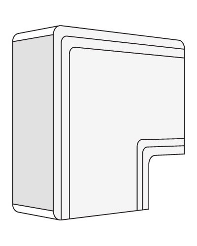 Угол плоский NPAN 80x60 мм DKC 01744 в Ноябрьске Аксессуары для кабель-канала Pintop.ru
