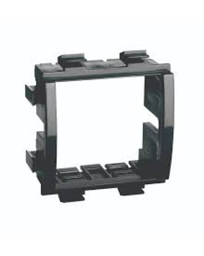 Каркас под 2 модуля Brava, чёрный DKC (F0000MB) в Ноябрьске Блоки розеток Pintop.ru