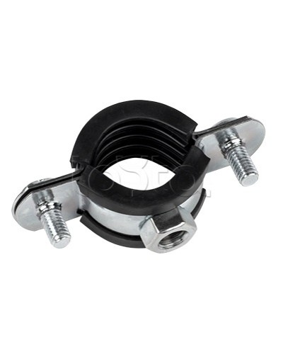 Хомут стальной 1/2 (20-24 мм), с уплотнителем EKF (hsu1012) в Ноябрьске Стяжки-хомуты Pintop.ru