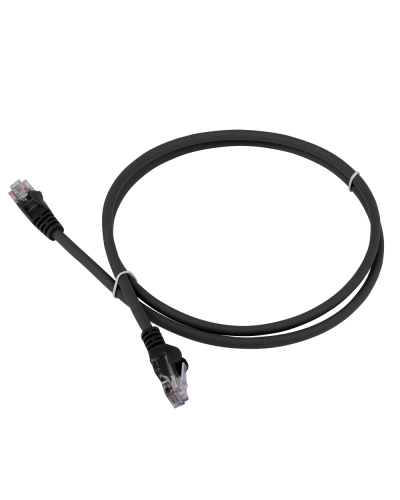 Патч-корд LANMASTER LSZH UTP кат.5e, 0.3 м, черный LANMASTER LAN-PC45/U5E-0.3-BK в Ноябрьске Патчкорды (медные) Pintop.ru