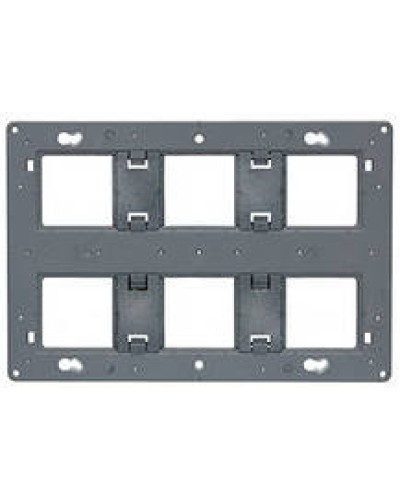Суппорт Mosaic на 2x6, 2x8 или 2x3x2 модулей LEGRAND 080266 в Ноябрьске Аксессуары для кабель-канала Pintop.ru
