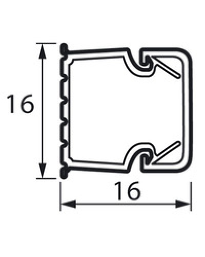 Кабель-канал METRA 16x16 Legrand (638191) в Ноябрьске Кабель-канал Pintop.ru