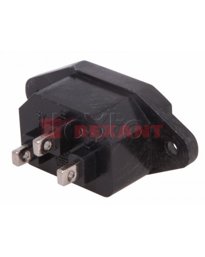 Гнездо сетевое на корпус (25шт/уп) REXANT 11-0001 в Ноябрьске Коннекторы Pintop.ru